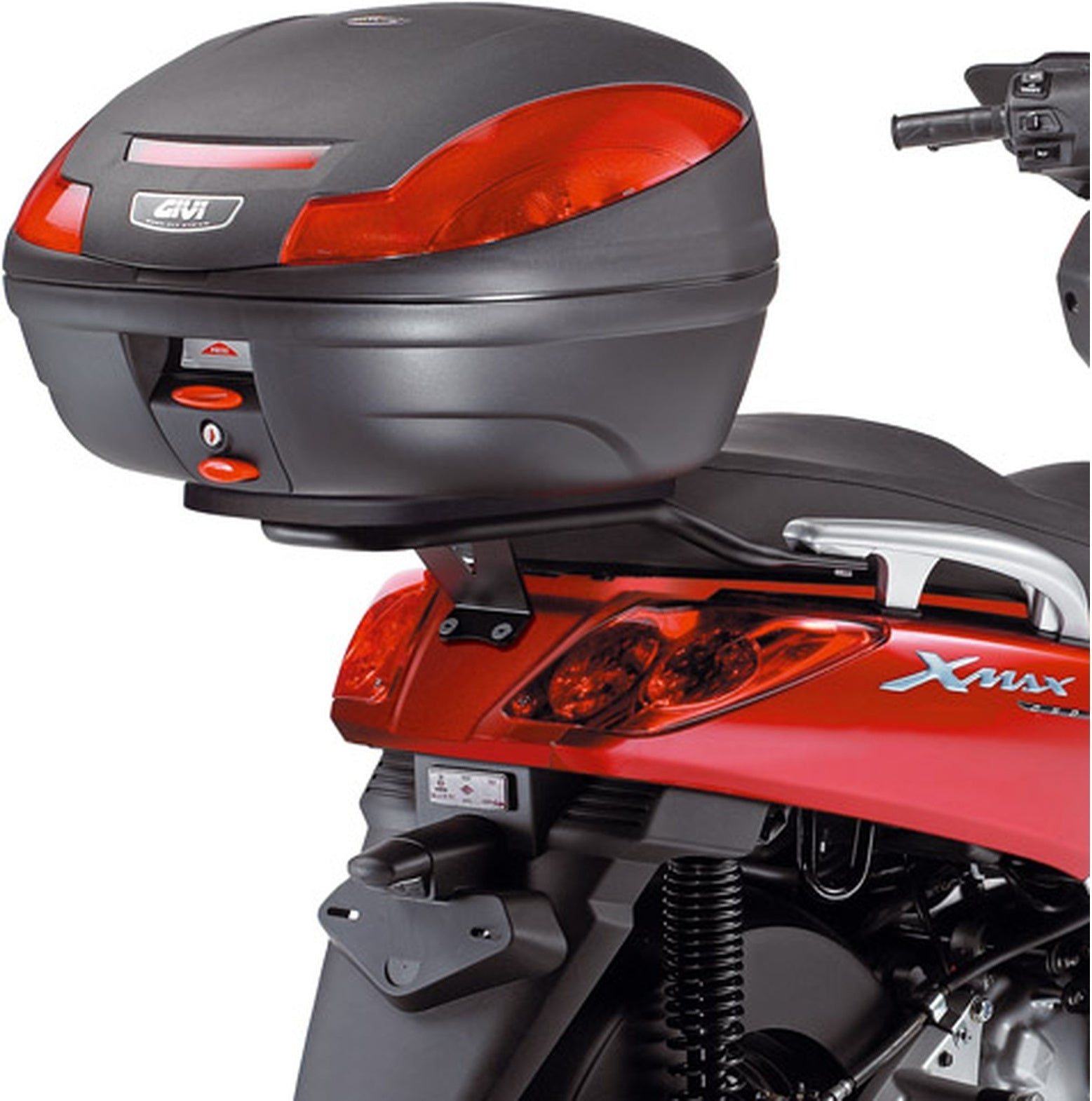 Monolock Blade Black Tech Top Case - 47 Lt Blade Technopolymer - Givi Compatible With Mbk Skycruiser 125 (2005-2009)