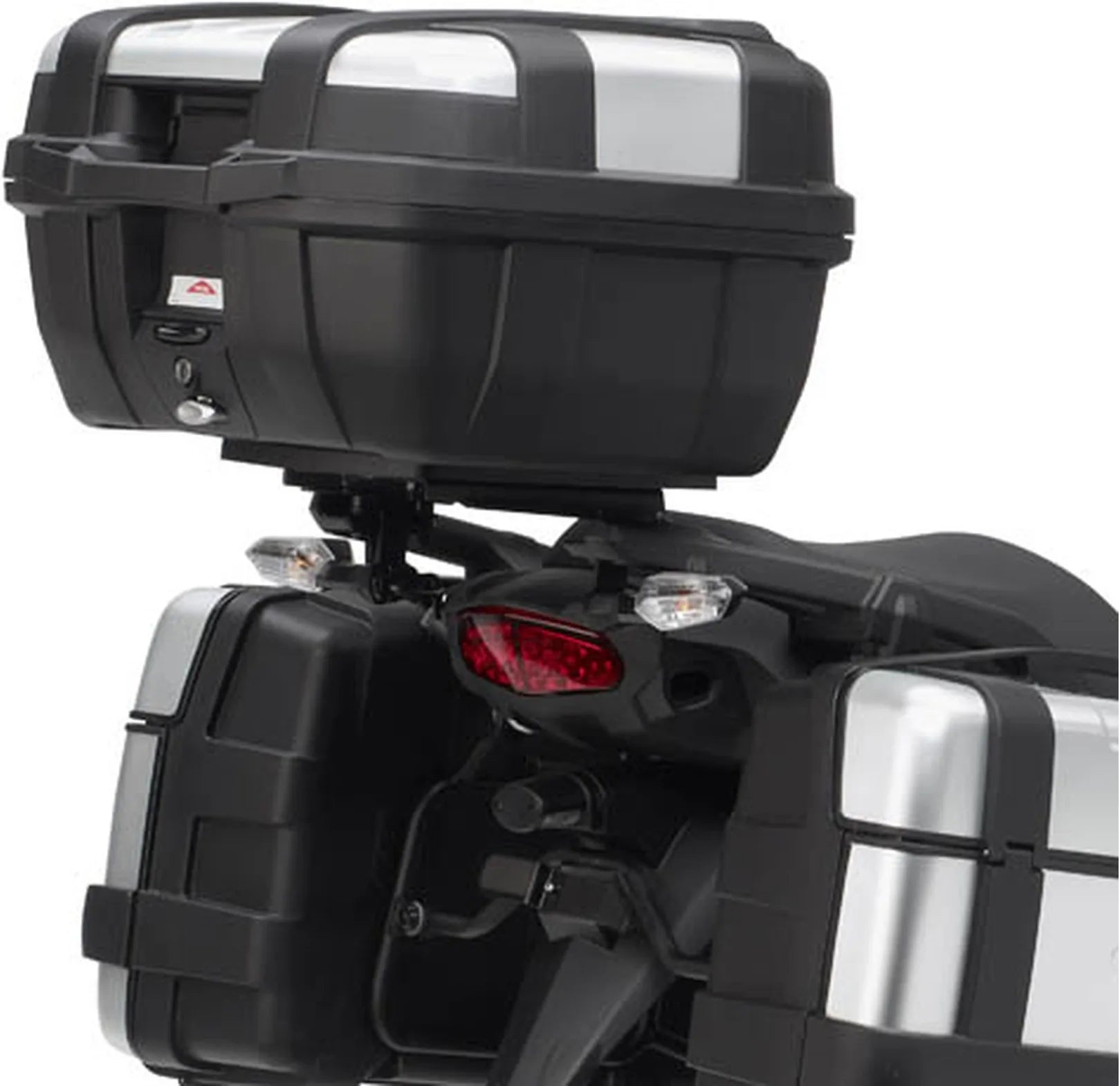 Monokey Trekker Dolomiti Aluminium Top Case - 30 Lt Trekker Dolomiti Aluminium - Givi Compatible With Kawasaki Versys 1000 - Se (2019-2024)
