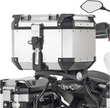 Monokey Trekker Alaska Aluminium Top Case - 44 Lt Trekker Alaska Aluminium - Givi Compatible With Kawasaki Versys 650 (2015-2021)