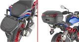Monokey Trekker Outback Evo Smart Black Aluminium Top Case - 58 Lt Trekker Outback Evo Smart Aluminium - Givi Compatible With Bmw G 310 R (2017-2024)