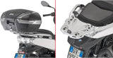 Monolock Black Top Case - 29 Lt For Original Rack Technopolymer - Givi Compatible With Bmw C 400 Gt (2019-2024)