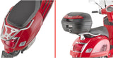 Monolock Blade Black Tech Top Case - 47 Lt Blade Technopolymer - Givi Compatible With Piaggio Vespa Gts 310 - Super (2025)