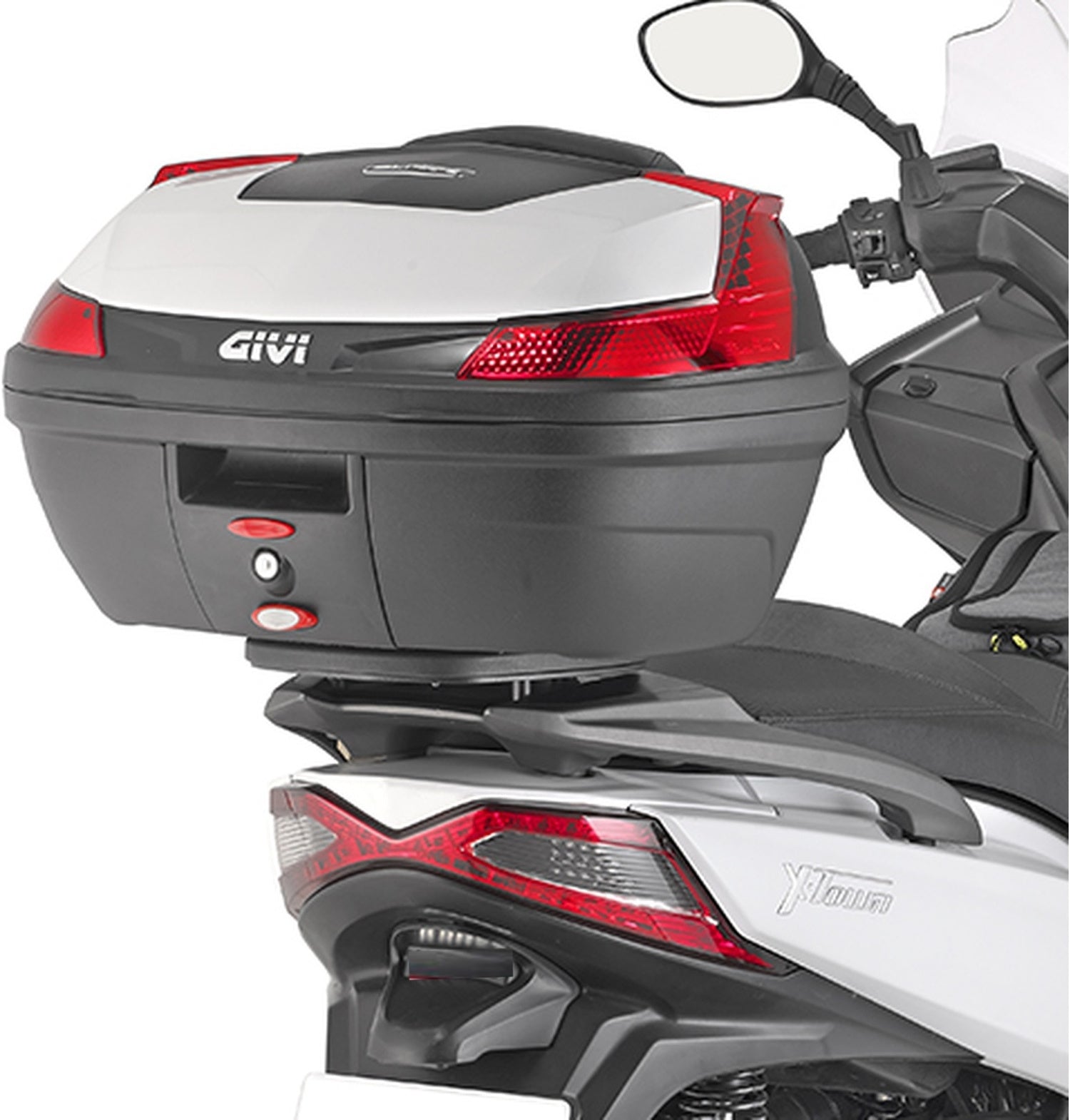Monokey Trekker Dolomiti Aluminium Top Case - 30 Lt Trekker Dolomiti Aluminium - Givi Compatible With Kymco Xtown 125 - 300 (2016-2024)