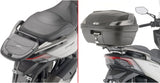 Monolock Blade Black Tech Top Case - 47 Lt Blade Technopolymer - Givi Compatible With Kymco X-Town 125 - 300 City (2020-2024)