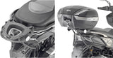 Monolock Vision Black Tech Top Case - 34 Lt Vision Technopolymer - Givi Compatible With Kymco Dtx 360 125 - 300 - 350 (2021-2024)