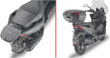 Monolock Alpina Black Aluminium Top Case - 44 Lt Alpina Aluminium - Givi Compatible With Kymco Dink 125 - 150 R Tunnel (2023-2024)