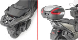 Monokey Black Top Case - 34 Lt Technopolymer - Givi Compatible With Kymco Ak 550 Premium (2023-2024)