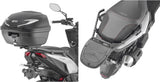 Monolock Blade Black Tech Top Case - 47 Lt Blade Technopolymer - Givi Compatible With Kymco Krv 200 (2023-2024)