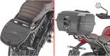 Monolock Silver Top Case - 32 Lt Technopolymer - Givi Compatible With Triumph Scrambler 400 X (2024)