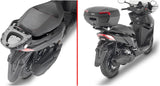 Monolock Riviera Triple Black Top Case - 46 Lt Riviera Technopolymer - Givi Compatible With Sym Joyride 300 (2022-2024)