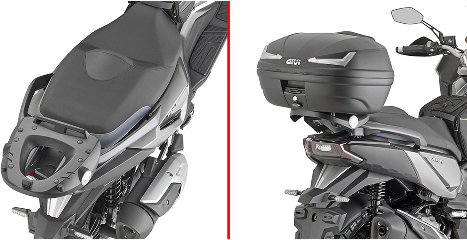 Monolock Black Tech Top Case - 29 Lt Technopolymer - Givi Compatible With Sym Adx 300 (2024)