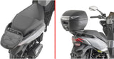 Monolock Riviera Triple Black Top Case - 46 Lt Riviera Technopolymer - Givi Compatible With Sym Jet 14 Evo 125 - 200 (2024)
