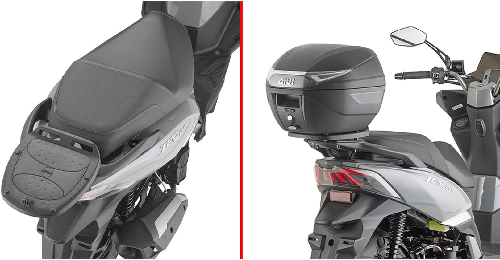 Monolock Alpina Aluminium Top Case - 44 Lt Alpina Aluminium - Givi Compatible With Sym Jet 14 Evo 125 - 200 (2024)