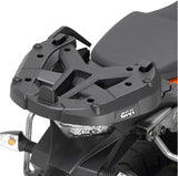 Monolock Riviera Black Tech Top Case - 46 Lt Riviera Technopolymer - Givi Compatible With Ktm 1290 Super Adventure S (2017-2020)