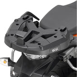 Monokey Trekker Alaska Black Aluminium Top Case - 44 Lt Trekker Alaska Aluminium - Givi Compatible With Ktm 1090 Adventure (2017-2019)