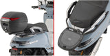 Monokey Trekker Black Aluminium Top Case - 52 Lt Trekker Aluminium - Givi Compatible With Peugeot Django Evo 125 (2025)