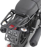 Monokey Maxia 5 Silver Top Case - 58 Lt Maxia 5 Technopolymer - Givi Compatible With Moto Guzzi V7 Iii Stone Night Pack (2019-2020)