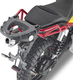 Monolock Alpina Black Aluminium Top Case - 44 Lt Alpina Aluminium - Givi Compatible With Moto Guzzi V85 Tt (2019-2023)