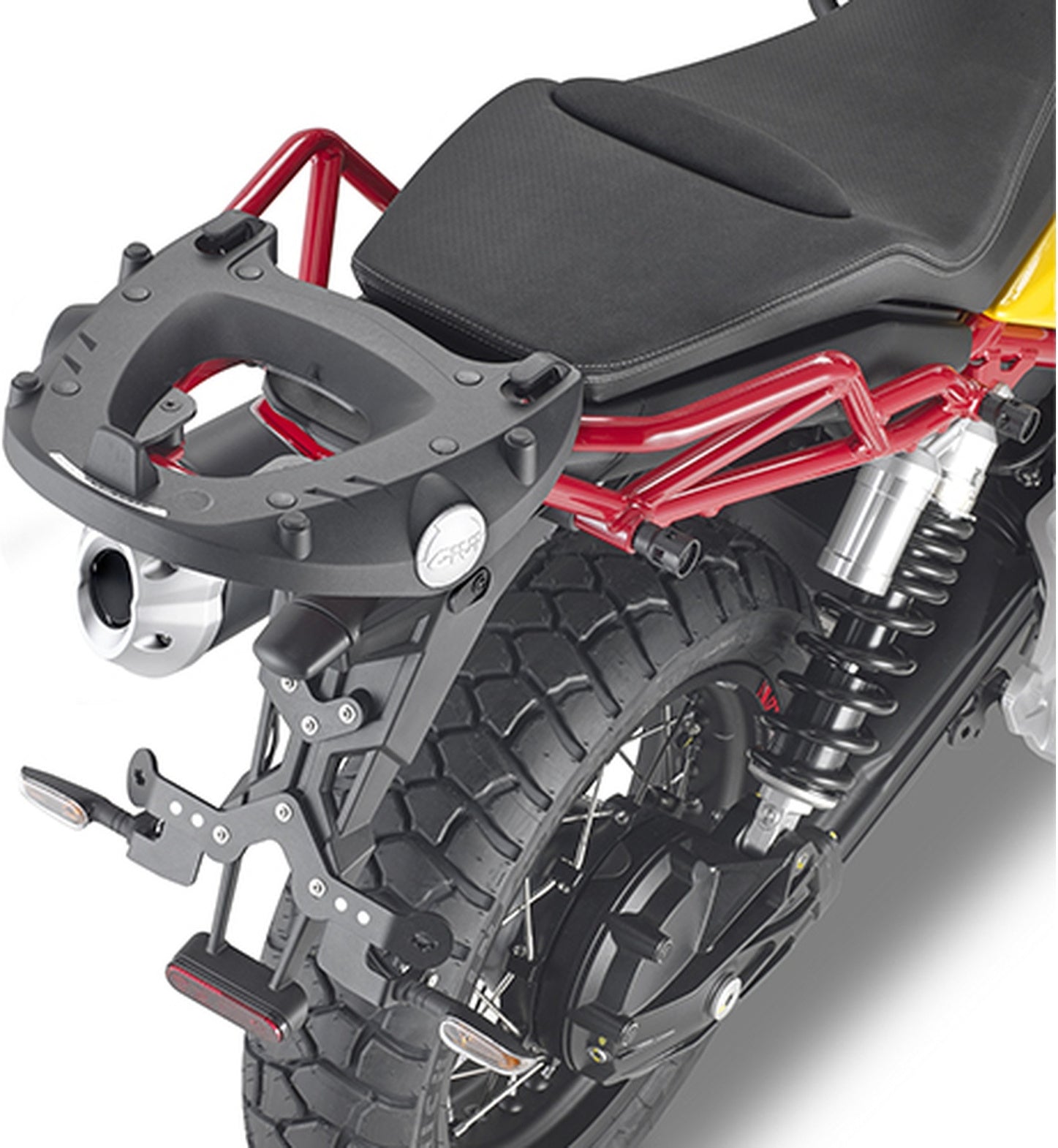 Monolock Blade Black Top Case - 37 Lt Blade Technopolymer - Givi Compatible With Moto Guzzi V85 Tt (2019-2023)