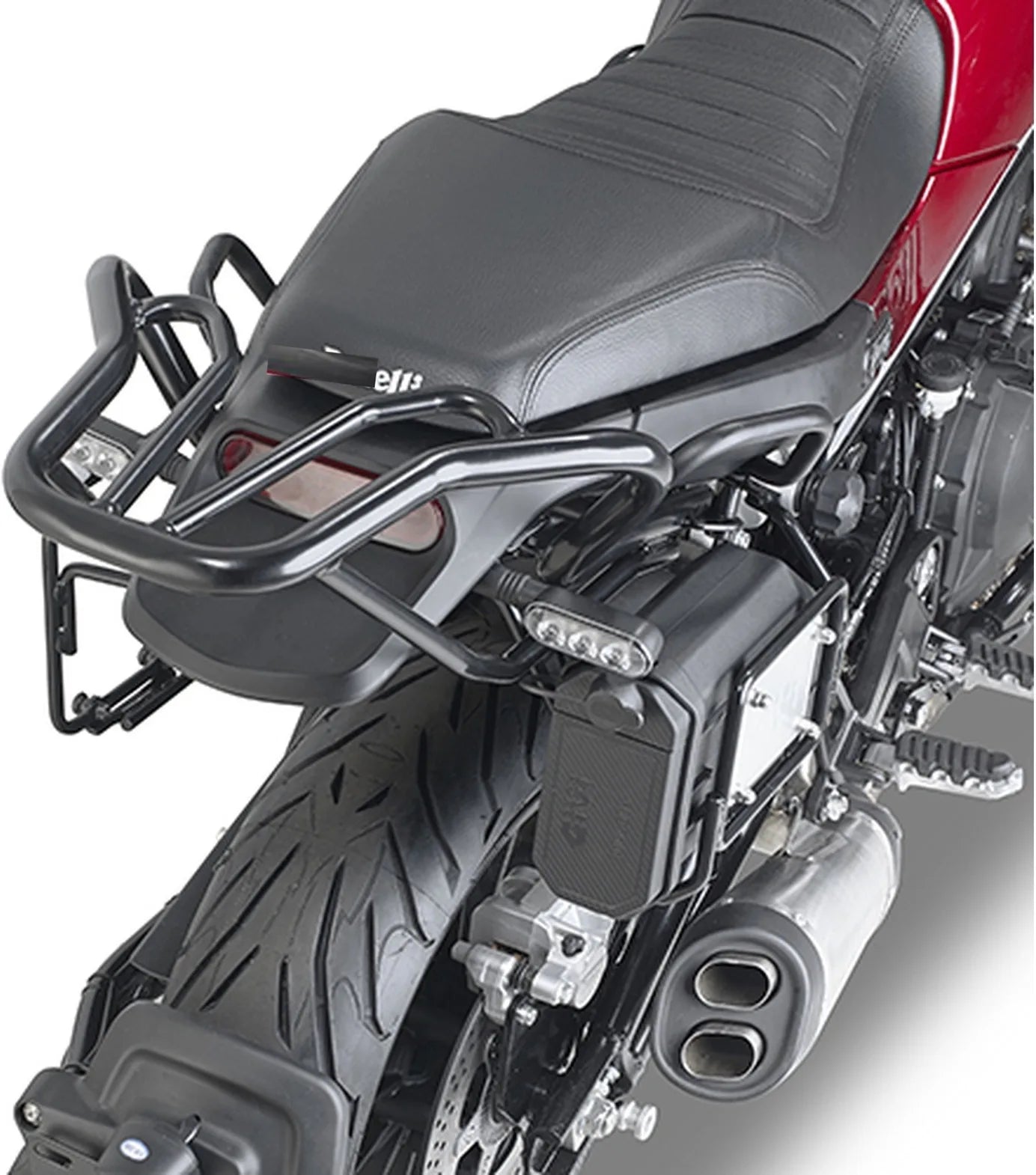 Monokey Arena Black Top Case - 45 Lt Arena Technopolymer - Givi Compatible With Benelli Leoncino 500 - Trail (2017-2024)