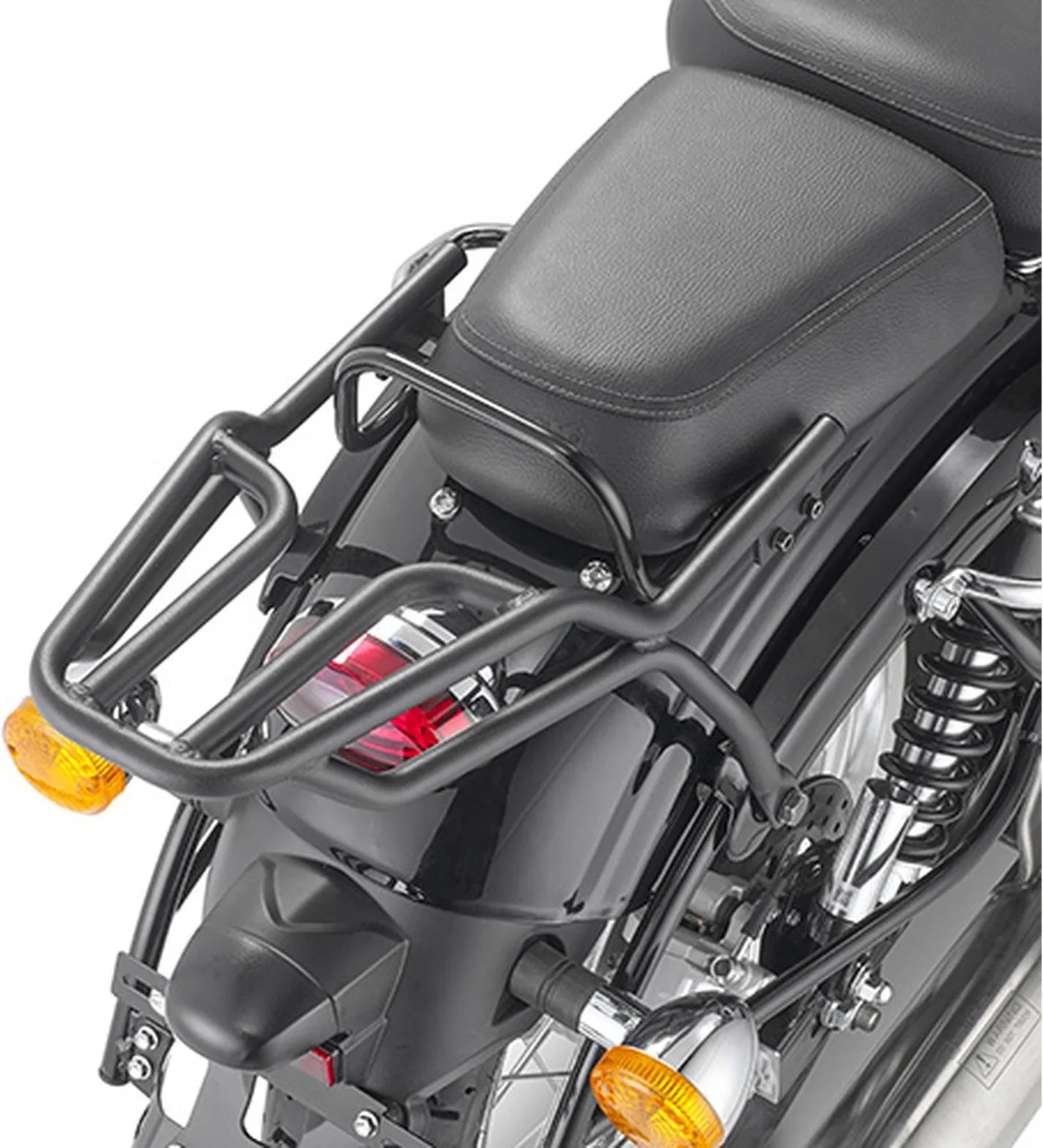 Monolock Riviera Black Top Case - 46 Lt Riviera Technopolymer - Givi Compatible With Benelli Imperiale 400 (2020-2024)