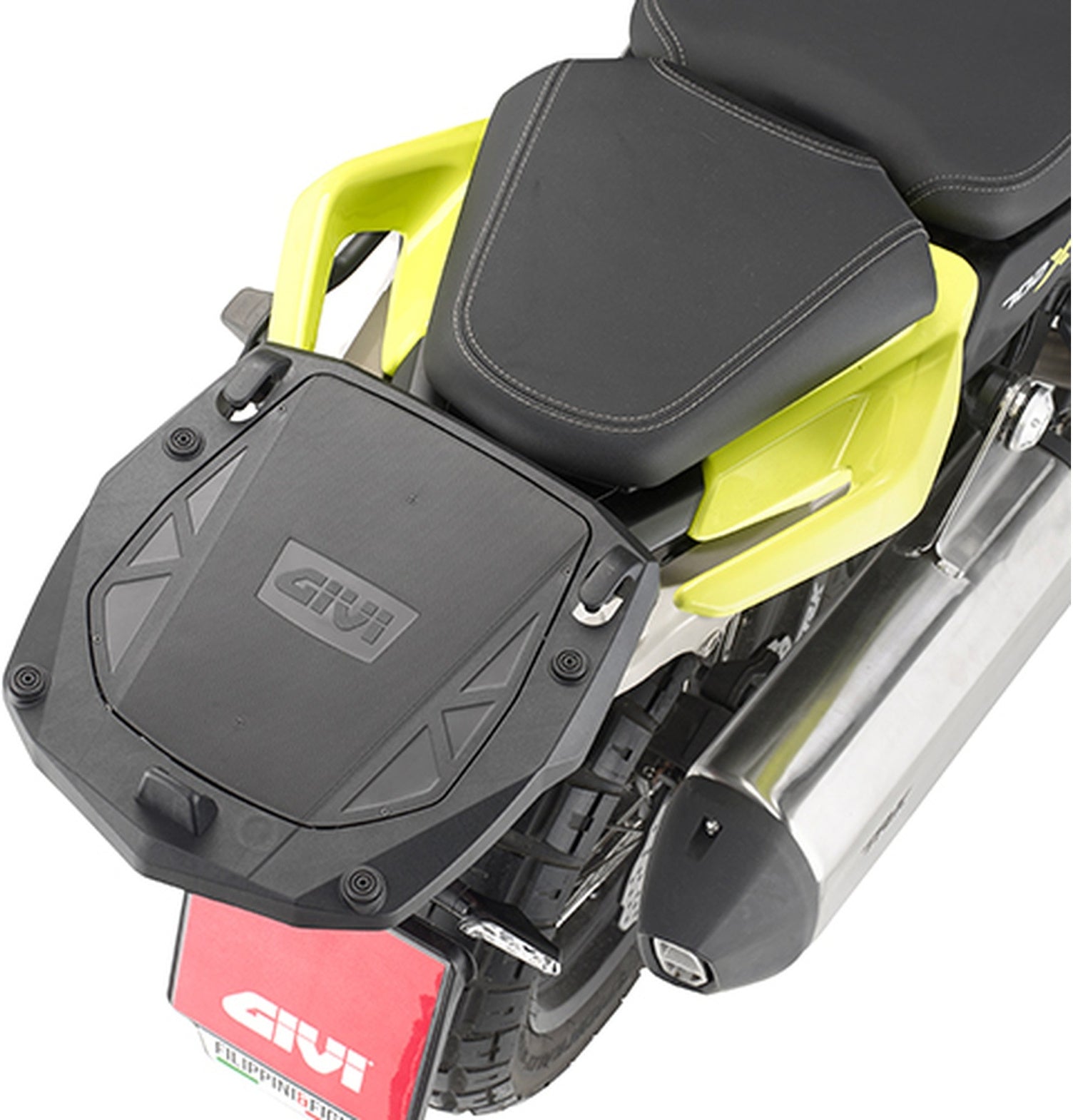 Monokey Animal Carrier Top Case - 33 Lt Nylon - Givi Compatible With Benelli Trk 702 X (2023-2024)