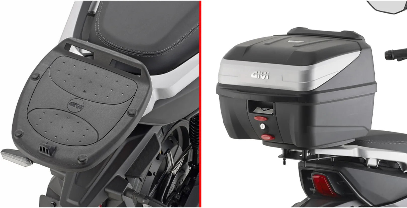 Monokey Black Top Bag - 40 Lt Nylon - Givi Compatible With Niu Fqi 500 (2025)