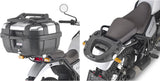 Monolock Vision Black Top Case - 34 Lt Vision Technopolymer - Givi Compatible With Royal Enfield Himalayan (2021-2023)
