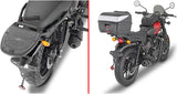 Monolock Riviera Triple Black Top Case - 46 Lt Riviera Technopolymer - Givi Compatible With Royal Enfield Hntr 350 (2022-2024)