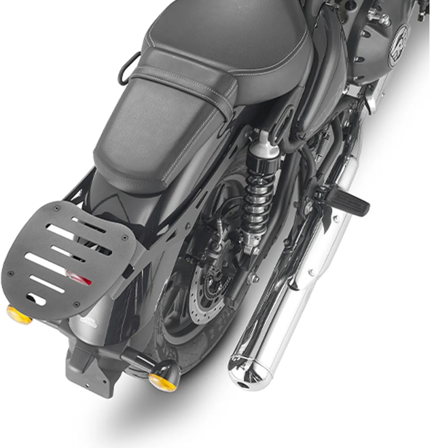 Monokey Arena Black Top Case - 45 Lt Arena Technopolymer - Givi Compatible With Royal Enfield Super Meteor 650 (2023-2024)
