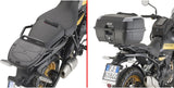 Monokey Arena Black Tech Top Case - 45 Lt Arena Technopolymer - Givi Compatible With Royal Enfield Himalayan 450 (2024)