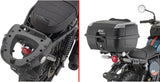 Monokey Carbon Look Tech Top Case - 47 Lt Technopolymer - Givi Compatible With Royal Enfield Bear 650 (2025)