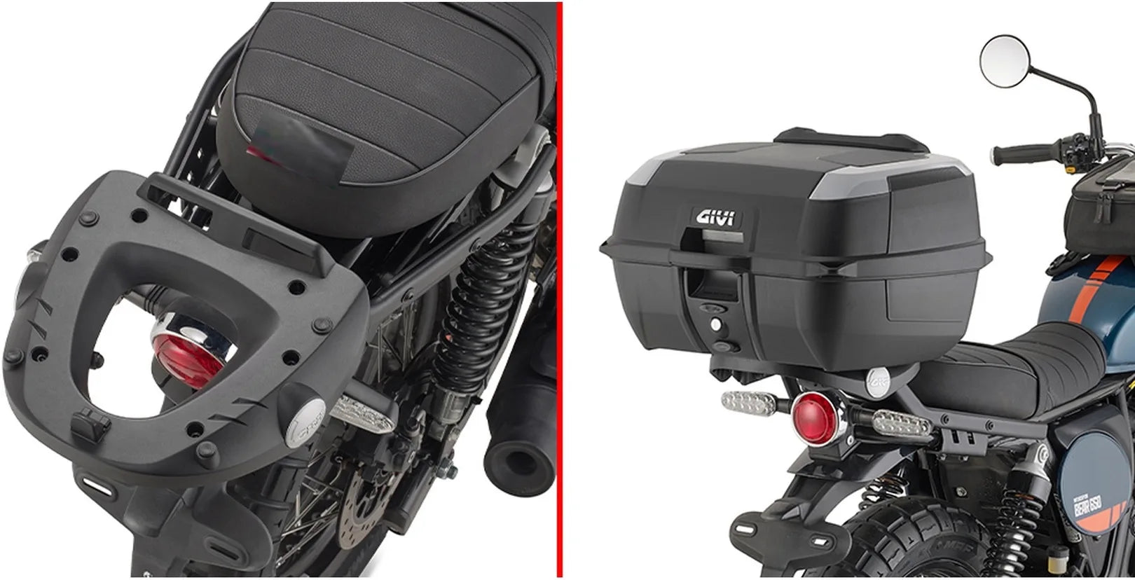 Monokey Animal Carrier Top Case - 33 Lt Nylon - Givi Compatible With Royal Enfield Bear 650 (2025)