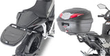 Monolock Vision Black Tech Top Case - 34 Lt Vision Technopolymer - Givi Compatible With Cfmoto 300 Nk (2021-2023)