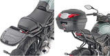 Monolock Vision Black Top Case - 34 Lt Vision Technopolymer - Givi Compatible With Voge Trofeo 300 Ac (2020-2024)