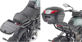 Monolock Vision Black Tech Top Case - 34 Lt Vision Technopolymer - Givi Compatible With Voge Trofeo 300 Ac (2020-2024)