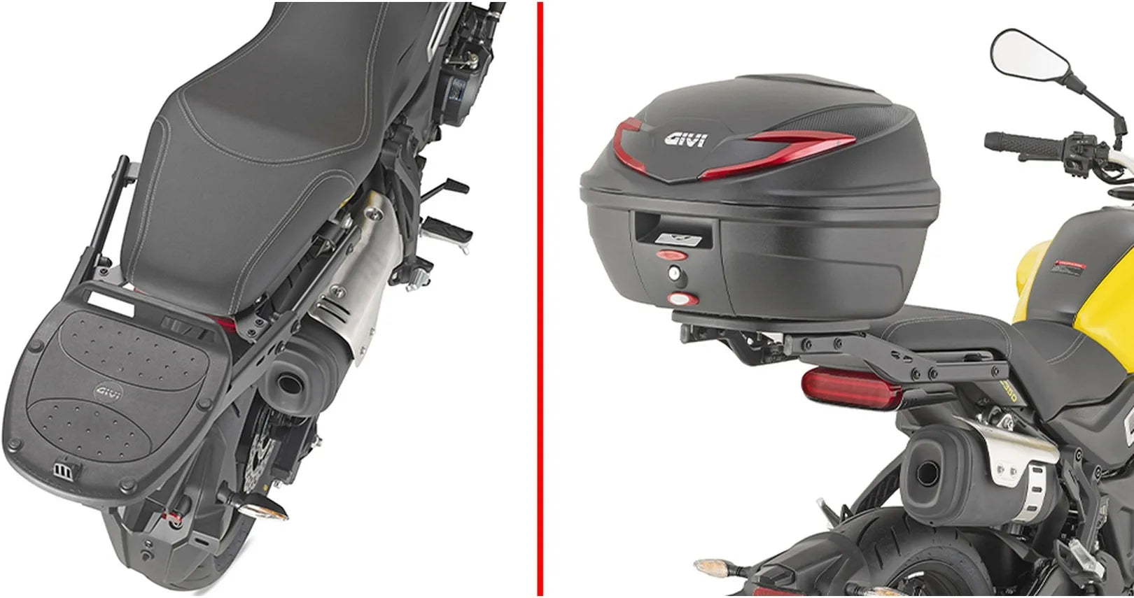 Monolock Alpina Aluminium Top Case - 44 Lt Alpina Aluminium - Givi Compatible With Voge Trofeo 350 Ac (2023-2024)