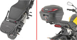 Monolock Vision Black Tech Top Case - 34 Lt Vision Technopolymer - Givi Compatible With Voge Trofeo 350 Ac (2023-2024)