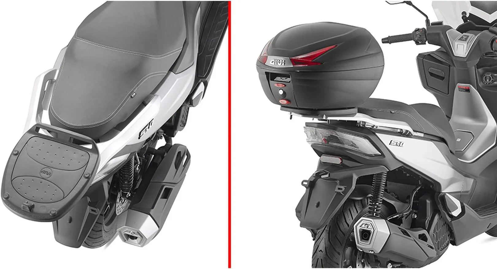Monolock Black Top Case - 30 Lt C30N Technopolymer - Givi Compatible With Voge Sr1 125 (2023-2024)