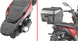 Monolock Vision Black Top Case - 34 Lt Vision Technopolymer - Givi Compatible With Voge Sr1 125 Adv (2024)