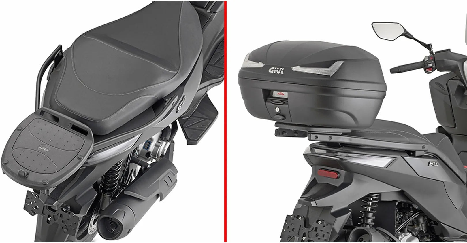 Monolock Blade Black Tech Top Case - 37 Lt Blade Technopolymer - Givi Compatible With Voge Sr3 250 (2024)