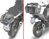 Monokey Trekker Outback Evo Smart Black Aluminium Top Case - 58 Lt Trekker Outback Evo Smart Aluminium - Givi Compatible With Moto Morini X-Cape 649 (2021-2024)