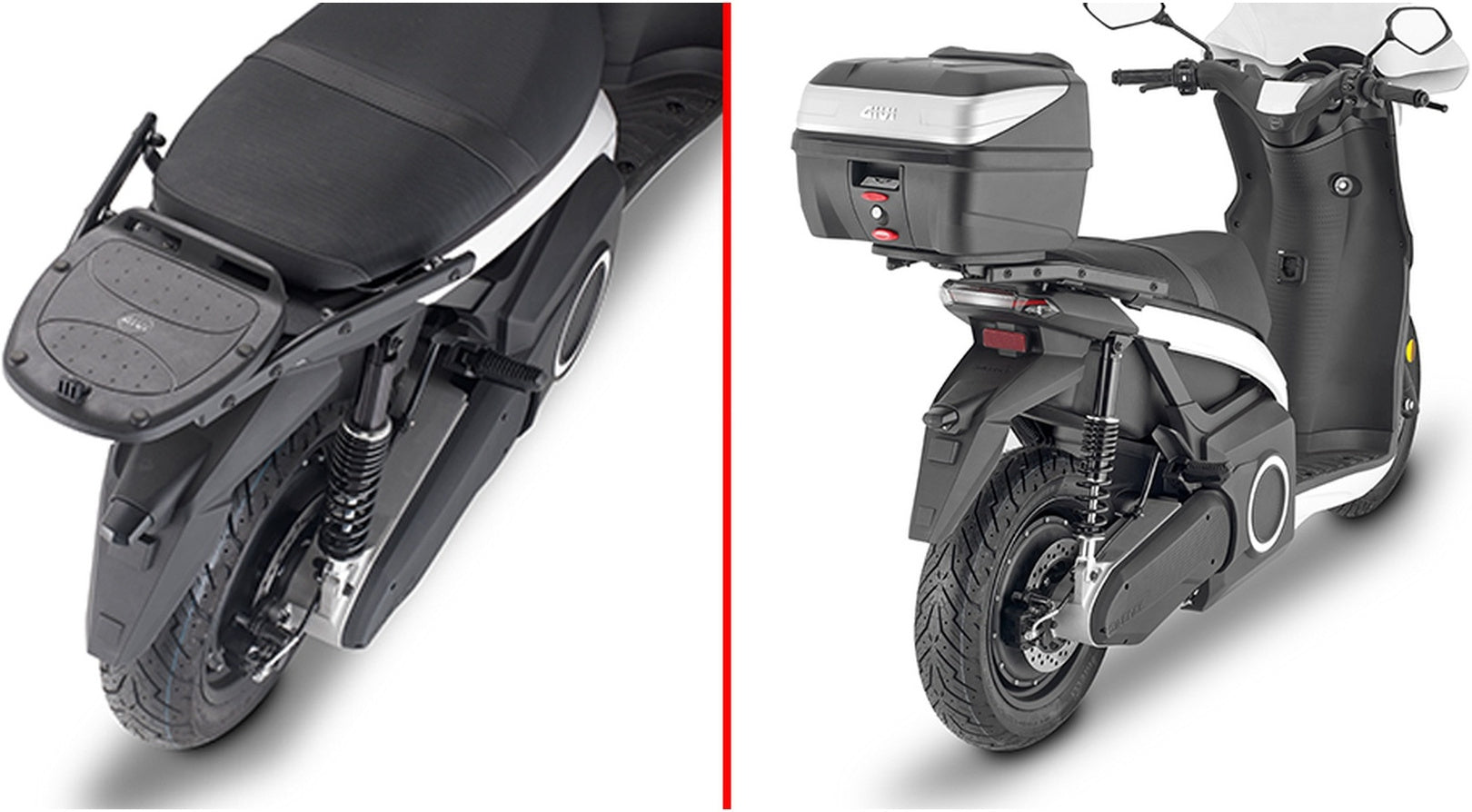 Monolock Alpina Aluminium Top Case - 44 Lt Alpina Aluminium - Givi Compatible With Silence S01 (2022-2024)