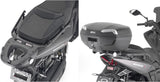 Monokey Arena Black Top Case - 45 Lt Arena Technopolymer - Givi Compatible With Wottan Storm S 300 (2022-2024)