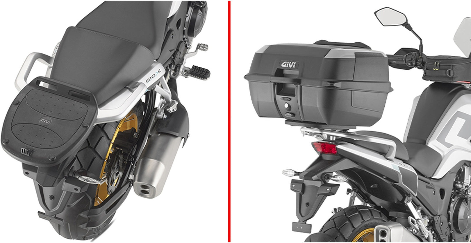 Rear Rack For Monokey Top-Case - Givi Compatible With Kove Moto 510 X (2024)
