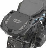Monokey Trekker Alaska Black Aluminium Top Case - 44 Lt Trekker Alaska Aluminium - Givi Compatible With Qj Motor Srt 600 Sx (2024)