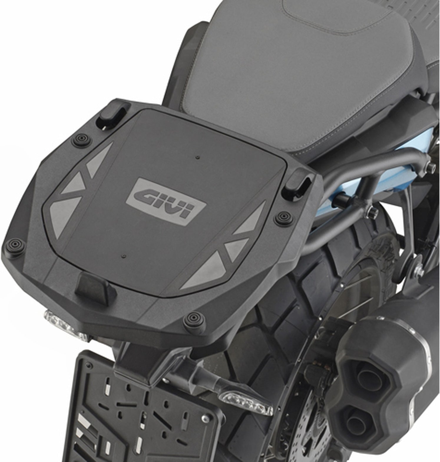 Monokey Trekker Dolomiti Aluminium Top Case - 46 Lt Trekker Dolomiti Aluminium - Givi Compatible With Qj Motor Srt 600 Sx (2024)