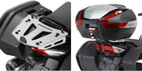 Monokey Carbon Look Top Case - 47 Lt 6Kg Technopolymer - Givi Compatible With Yamaha Fjr 1300 (2006-2012)