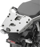Monokey Silver Tech Top Case - 47 Lt 6Kg Technopolymer - Givi Compatible With Suzuki Dl 1000 V-Strom (2017-2019)