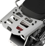 Monokey Trekker Alaska Black Aluminium Top Case - 56 Lt Trekker Alaska Aluminium - Givi Compatible With Bmw R 1200 Gs Adventure (2006-2013)